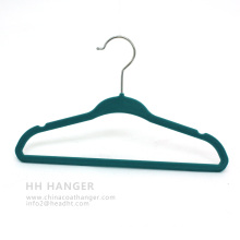 China Plastic Hanger Chlidren Kids Save Space Velvet Hanger